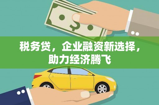 福山税务贷，企业融资新选择，助力经济腾飞