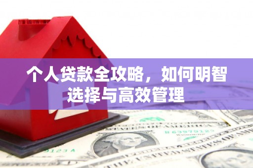 福山个人贷款全攻略，如何明智选择与高效管理